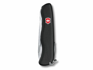 Нож перочинный VICTORINOX Picknicker, 111 мм, 11 функций, с фиксатором лезвия, чёрный — изображение 2