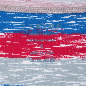 Футболка женская Rayet Lady двусторонняя, красная с синим — изображение 5