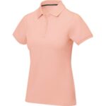 Calgary женская футболка-поло с коротким рукавом, pale blush pink