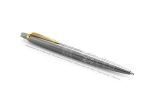 Шариковая ручка Parker Jotter Russia SE, цвет: St. Steel GT, стержень: Mblue — изображение 3