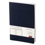 Ежедневник А5 недатированный Megapolis Velvet Flex, темно-синий Navy