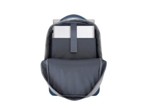 RIVACASE 7562 grey/dark blue рюкзак для ноутбука 15.6'', серый/темно-синий — изображение 12