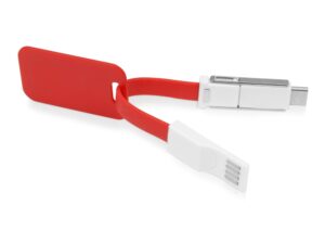 Зарядный кабель 3-в-1 Charge-it, красный — изображение 3