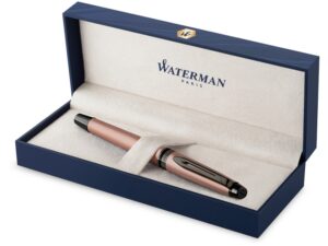 Ручка-роллер Waterman Expert Rose Gold F BLK в подарочной упаковке — изображение 2