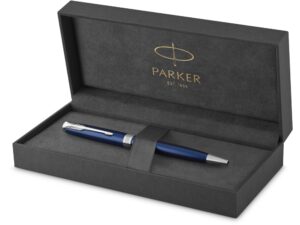 Ручка шариковая Parker Sonnet Core Subtle Blue CT, синий/серебристый — изображение 4