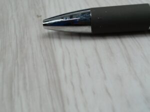 Ручка металлическая soft-touch шариковая со стилусом Sway, серый/серебристый (P) — изображение 4