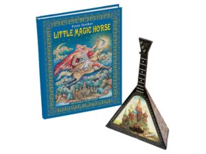 Подарочный набор Музыкальная Россия: балалайка, книга Конек - горбунок — изображение 2