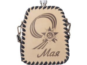 Фляга 508 (белая кожа), 0,7 л — изображение 7