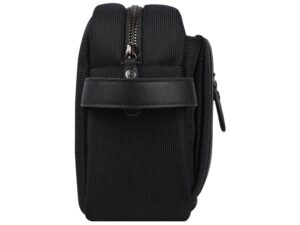 Несессер мужской BUGATTI Nero, чёрный, нейлон 1680D/кожа, 24х7,5х16 см — изображение 6