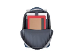 RIVACASE 7562 grey/dark blue рюкзак для ноутбука 15.6'', серый/темно-синий — изображение 11