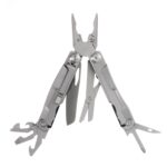 Мультитул Stinger, 106 мм, 15 функций, сталь, серебристый, в комплекте нейлоновый чехол