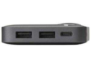 Внешний аккумулятор с дисплеем Mild, 10 000 mAh, темно-серый — изображение 6