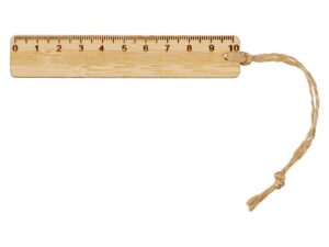 Закладка с линейкой из бамбука Bookmark, натуральный — изображение 2