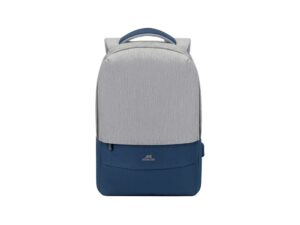 RIVACASE 7562 grey/dark blue рюкзак для ноутбука 15.6'', серый/темно-синий — изображение 2