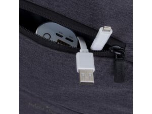 RIVACASE 7760 black ECO рюкзак для ноутбука 15.6 — изображение 7