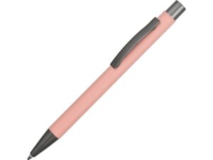 Ручка металлическая soft-touch шариковая Tender, пыльно-розовый