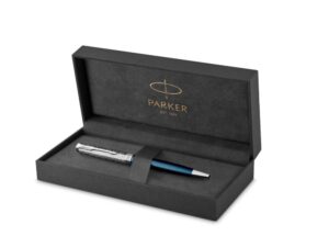 Шариковая ручка Parker Sonnet Premium Refresh BLUE CT, стержень: M, цвет чернил: black , в подарочной упаковке — изображение 2