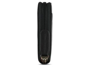 Кошелёк женский BUGATTI Banda, с защитой данных RFID, чёрный, кожа/полиэстер, 18,5х2х10 см — изображение 4