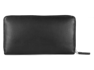 Кошелёк BUGATTI Atlanta, на молнии, чёрный, натуральная воловья кожа, 19,5х2,5х10,5 см — изображение 10