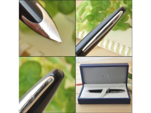 Перьевая ручка Waterman Carene, цвет: Black ST, перо: F или М чернила: blue — изображение 6