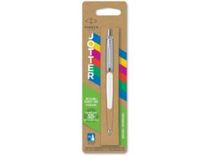 Шариковая ручка Parker Jotter ORIGINALS WHITE CT, стержень: Mblue ЭКО-УПАКОВКА — изображение 3