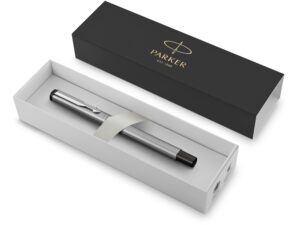 Ручка перьевая Parker Vector Standard Stainless Steel CT, серебристый — изображение 6