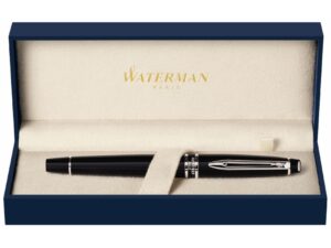 Ручка-роллер Waterman Expert, цвет: Black Laque CT, стержень: Fblk — изображение 2