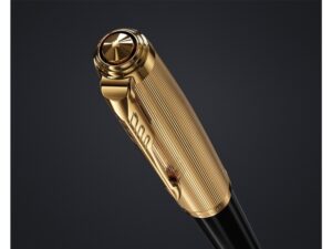 Шариковая ручка Parker 51 DELUXE BLACK GT, стержень: M, цвет чернил: black, в подарочной упаковке. — изображение 5