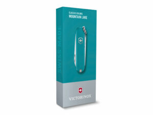 Нож-брелок VICTORINOX Classic SD Colors Mountain Lake, 58 мм, 7 функций, тёмно-бирюзовый — изображение 4