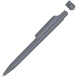 Ручка шариковая из переработанного пластика с матовым покрытием ON TOP RECY, антрацит