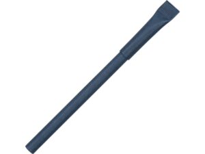 Ручка картонная с колпачком Recycled, темно-синий (Р)