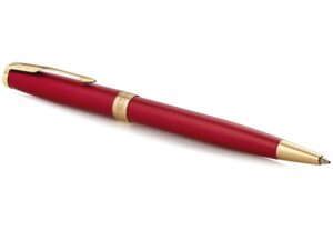 Шариковая ручка Parker Sonnet , Lacquer Intense Red GT, стержень: M, цвет чернил: black , в подарочной упаковке — изображение 5
