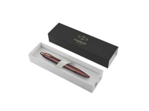 Шариковая ручка Parker IM Monochrome Brown, стержень:M, цвет чернил: blue, в подарочной упаковке. — изображение 2