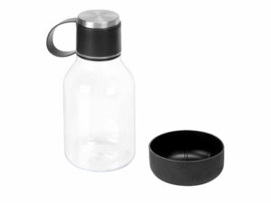 Бутылка для воды 2-в-1 Dog Bowl Bottle со съемной миской для питомцев, 1500 мл, черный — изображение 3