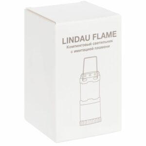 Кемпинговый фонарь с имитацией пламени Lindau Flame, черный — изображение 6