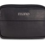 Ключница Mano Don Romeo, с RFID защитой, натуральная кожа в чёрном цвете, 11 х 2 х 7 см