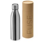 Вакуумная герметичная термобутылка Fuse с 360 крышкой, тубус, серебристый, 500 мл