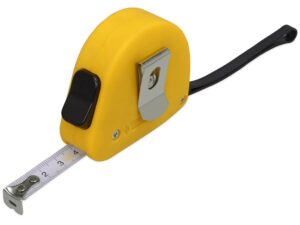 Рулетка 3м Meter, софт-тач, желтый — изображение 2