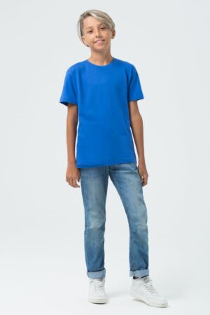 Футболка детская Regent Fit Kids, ярко-синяя (royal) — изображение 6