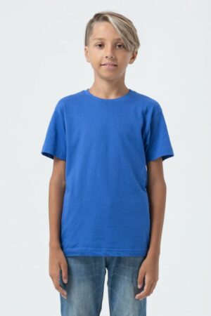 Футболка детская Regent Fit Kids, ярко-синяя (royal) — изображение 4