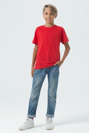 Футболка детская Regent Fit Kids, красная — изображение 6