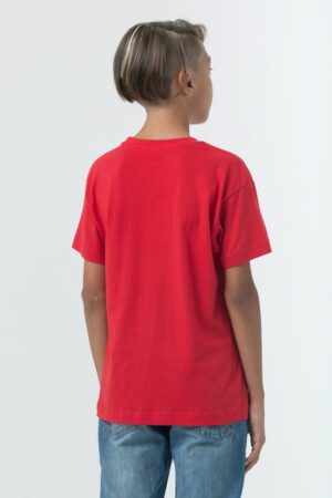 Футболка детская Regent Fit Kids, красная — изображение 5