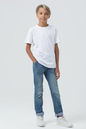 Футболка детская Regent Fit Kids, белая — изображение 6