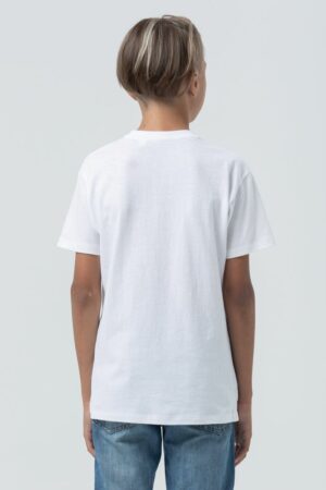 Футболка детская Regent Fit Kids, белая — изображение 5