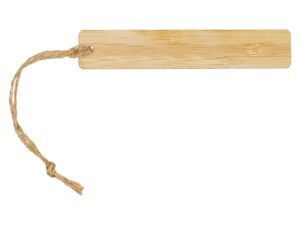 Закладка с линейкой из бамбука Bookmark, натуральный — изображение 3