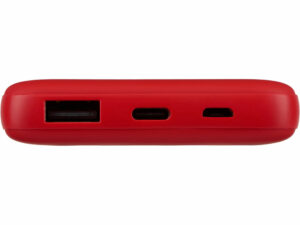 Внешний аккумулятор Powerbank C2, 10000 mAh, красный — изображение 4