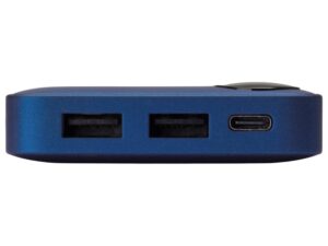 Внешний аккумулятор с дисплеем Mild, 10 000 mAh, синий — изображение 6