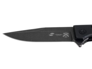 Нож складной Stinger, 102 мм, (черный), материал рукояти: нержавеющая сталь, стеклотекстолит G10 — изображение 4