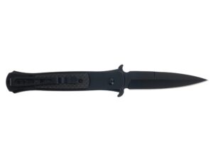 Нож складной Stinger, 118 мм, (черный), материал рукояти: нержавеющая сталь, карбон — изображение 2
