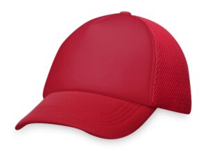 Бейсболка с сеткой Newport, красный — изображение 4